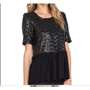 Lovers + Friends Sequin dressy top XS